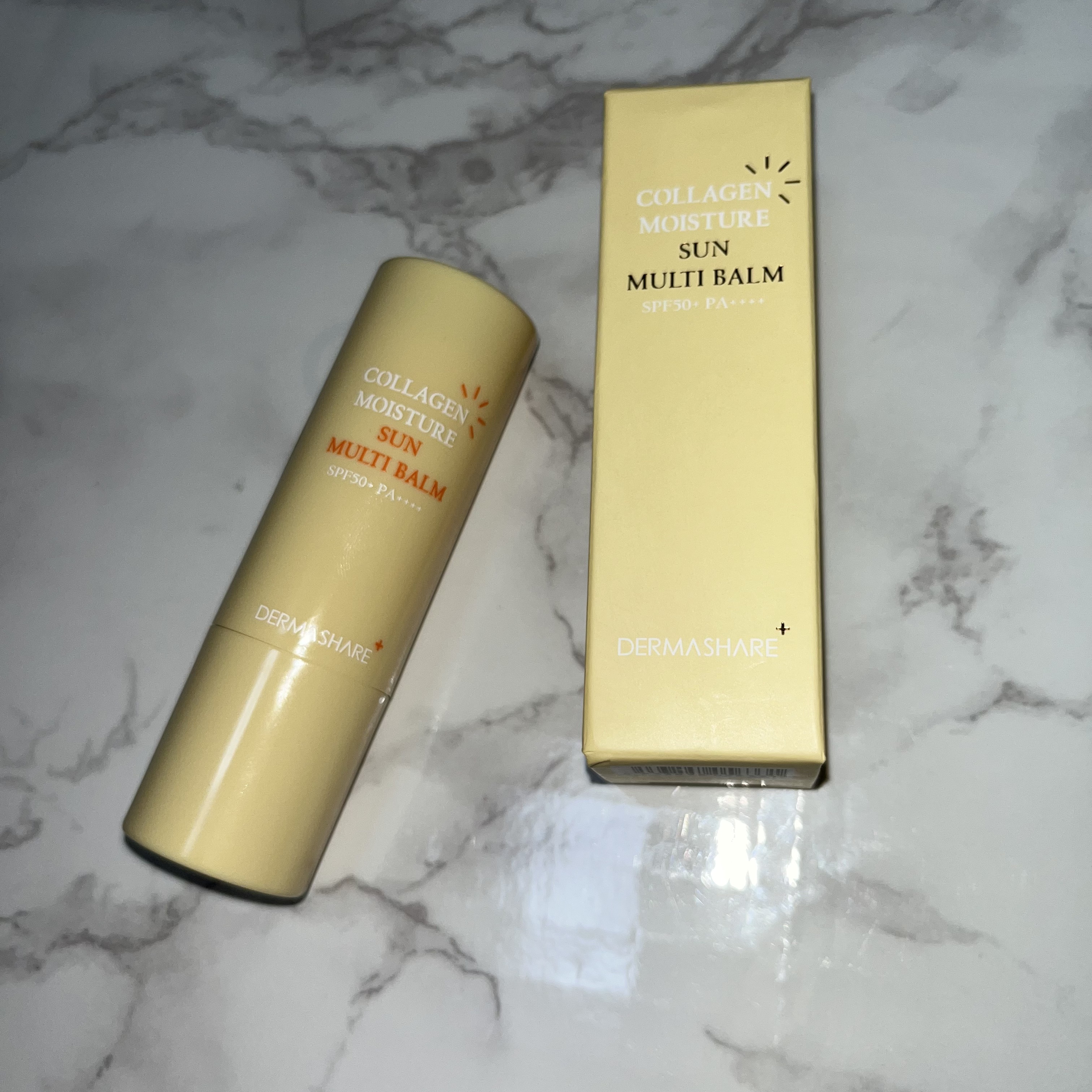 コラーゲンモイスチャーSUNマルチバーム/DERMASHARE/日焼け止めスティックを使ったクチコミ（1枚目）