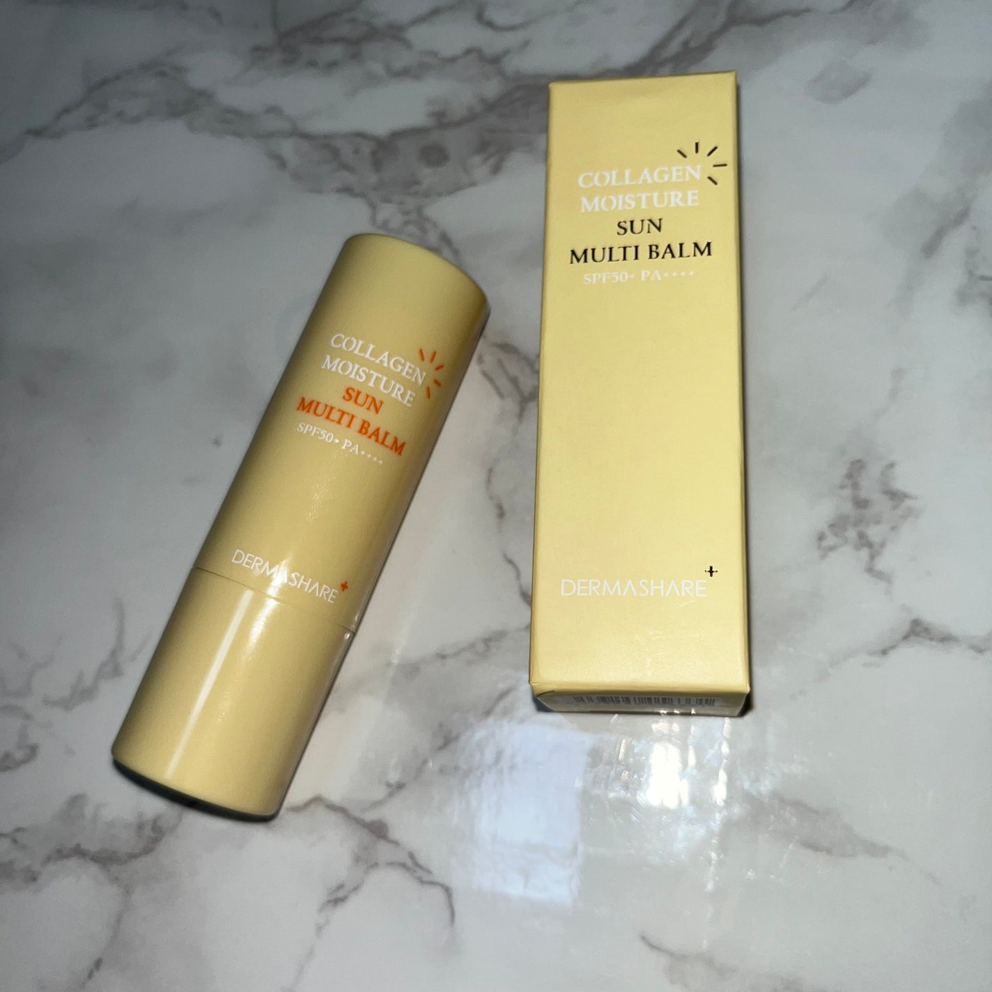 コラーゲンモイスチャーSUNマルチバーム/DERMASHARE/日焼け止めスティックを使ったクチコミ(1枚目)