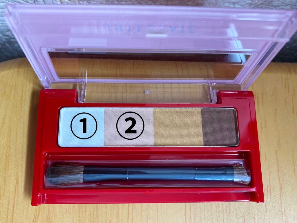 ビューティートリックアイブロー/インテグレート/パウダーアイブロウを使ったクチコミ(2枚目)