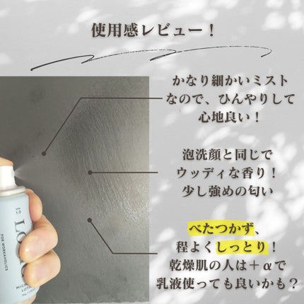 マイクロミストローション2.0/LOGIC/ミスト状化粧水を使ったクチコミ(3枚目)