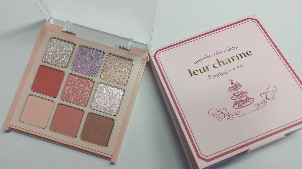 マテリアルカラーパレット/leur charme/アイシャドウパレットを使ったクチコミ（3枚目）