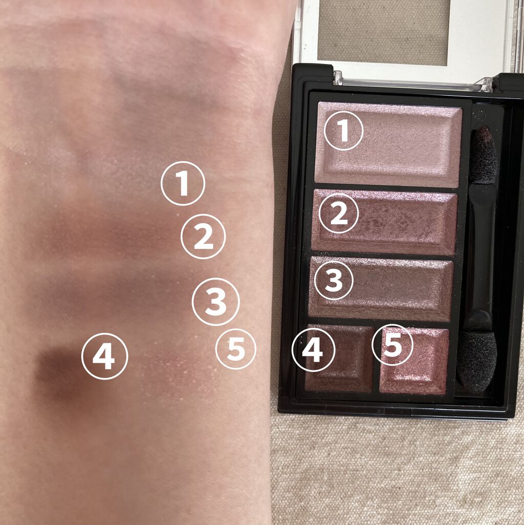 ショコラスウィート アイズ/リンメル ロンドン/アイシャドウパレットを使ったクチコミ（3枚目）