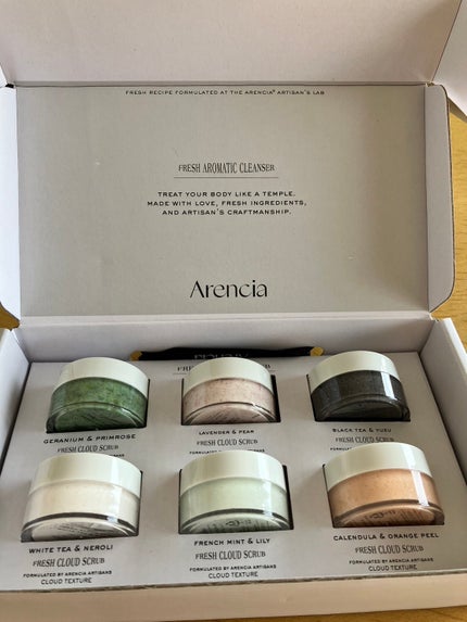 フレッシュクラウドスクラブ ブラックティー&ユズ/アレンシア/スクラブ・ゴマージュを使ったクチコミ(1枚目)