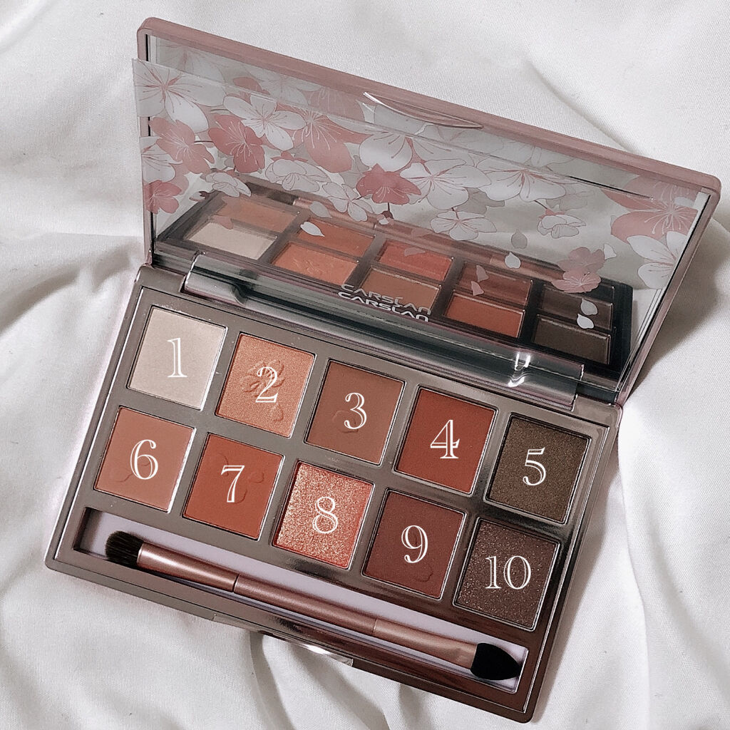 アイシャドウパレット 桜シリーズ/CARSLAN/アイシャドウパレットを使ったクチコミ（2枚目）