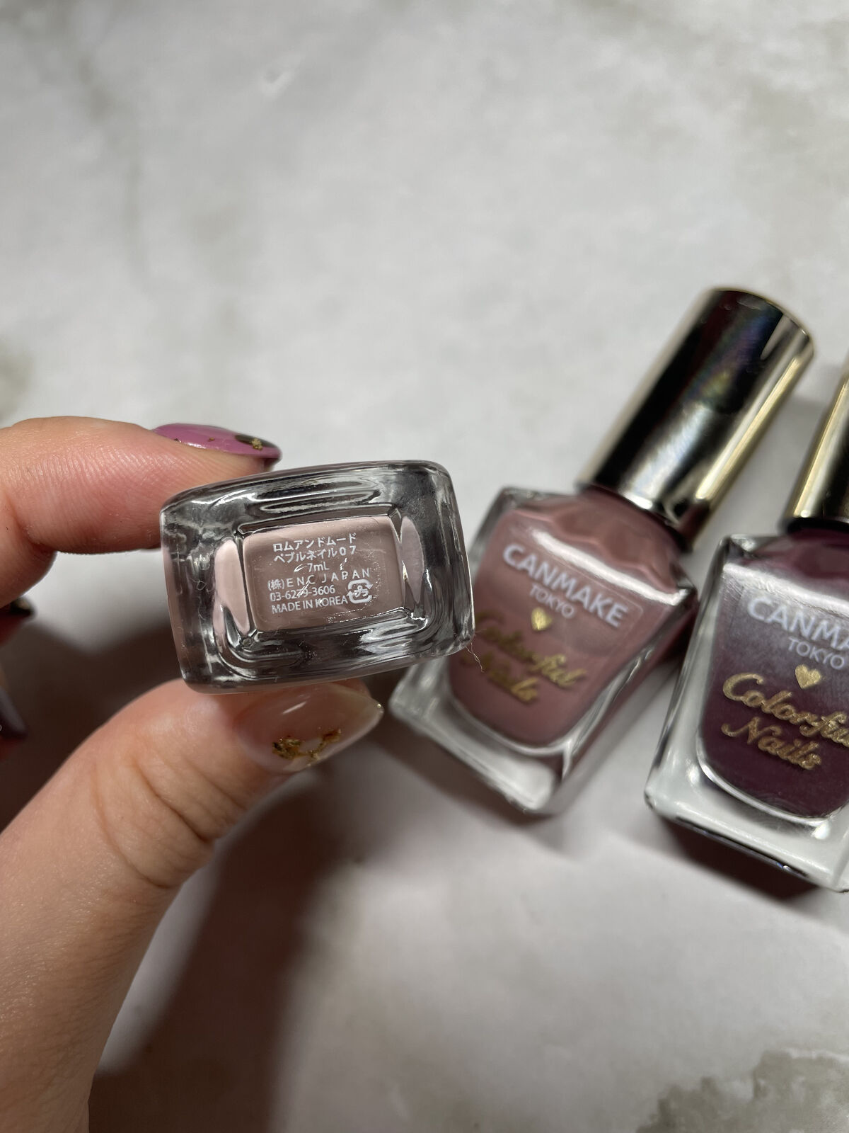 ムードペブルネイル/rom&nd/マニキュアを使ったクチコミ（3枚目）