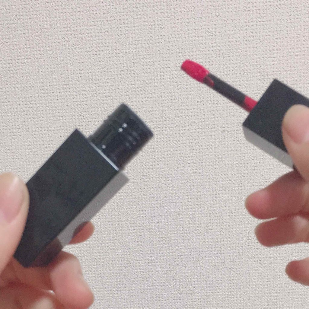 カラーリップステイン ベルベットティント/A’pieu/リップティントを使ったクチコミ（2枚目）