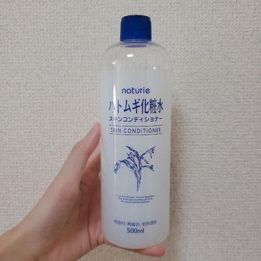 ■ブランド︰naturie（ナチュリエ）
■種類　  ︰ハトムギ化粧水

□購入価格︰¥500?　※後で修正
□購入場所︰アインズ&トルペ

□使用感︰
YouTube等で人気だったので購入。
聞いてい