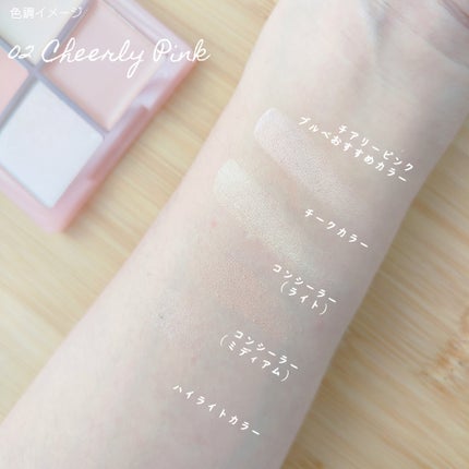 レイヤリングフェイスパレット/#CLOSET/パレットコンシーラーを使ったクチコミ(5枚目)