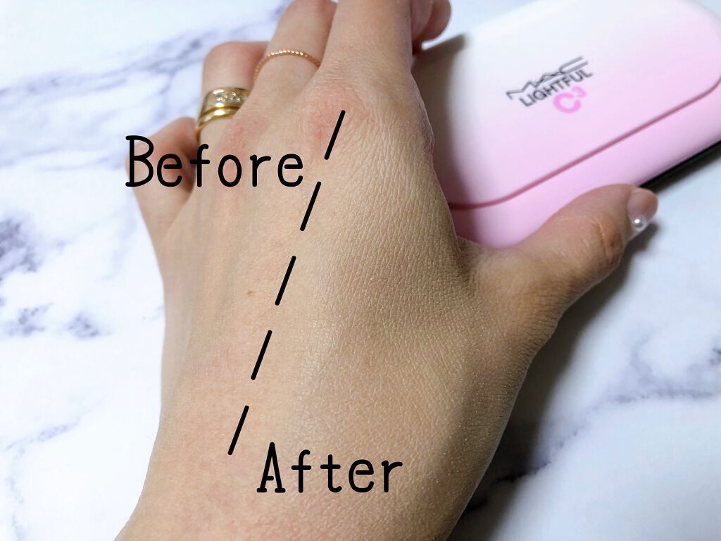 ライトフル C3 ナチュラル シルク パウダーファンデーション/M・A・C/パウダーファンデーションを使ったクチコミ(4枚目)