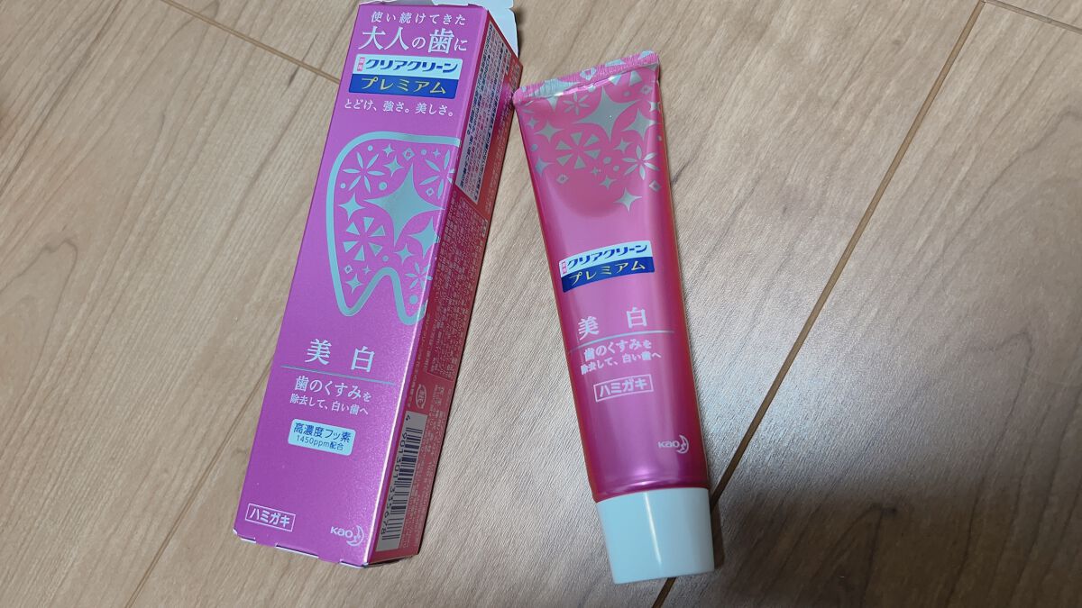 クリアクリーン プレミアム 美白(薬用ハミガキ)/クリアクリーン/歯磨き粉を使ったクチコミ（1枚目）