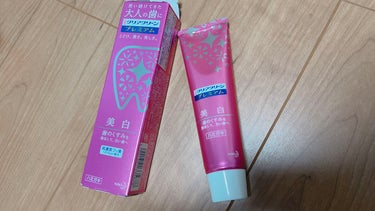 クリアクリーン プレミアム 美白(薬用ハミガキ) 100g/クリアクリーン/歯磨き粉を使ったクチコミ（1枚目）