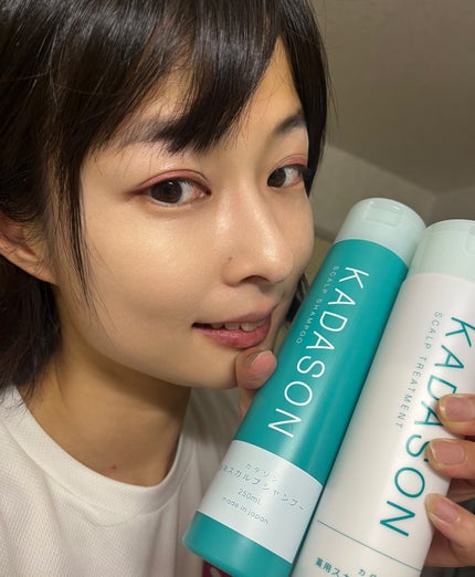 薬用スカルプシャンプー/トリートメント/KADASON (カダソン)/市販シャンプーを使ったクチコミ(4枚目)