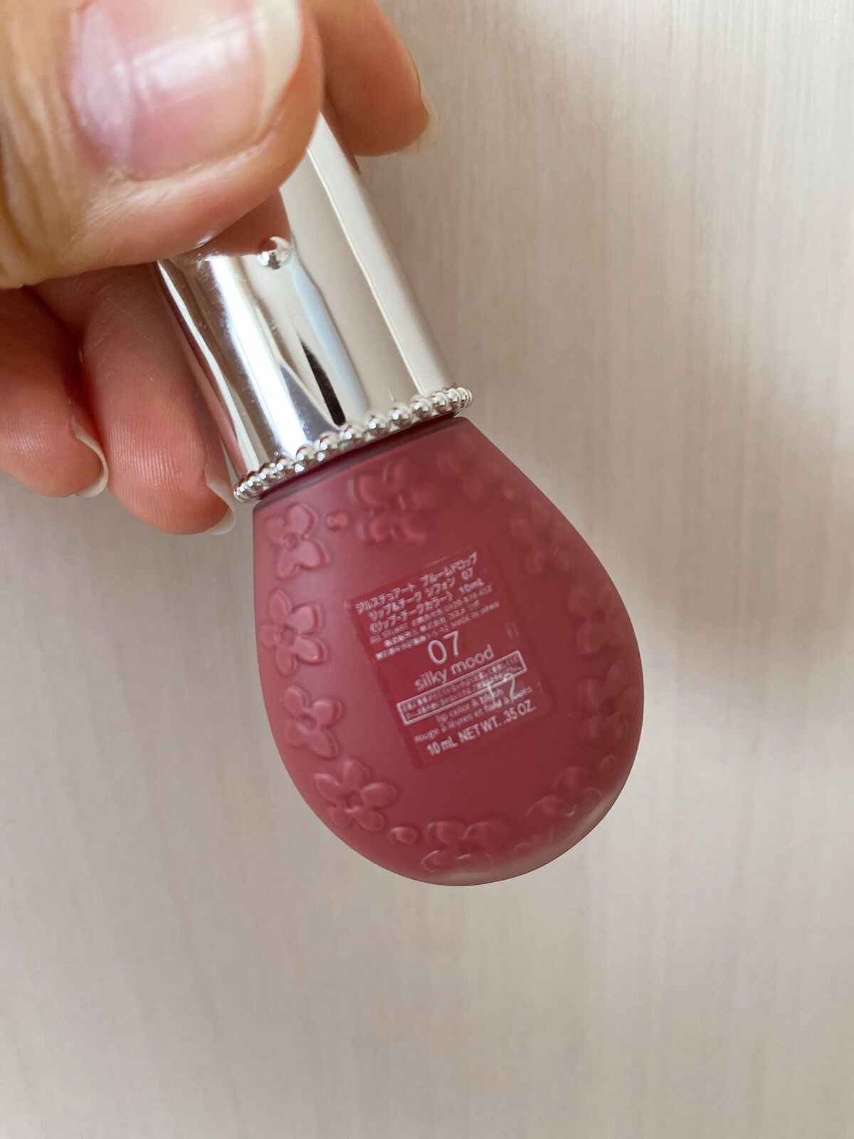 ジルスチュアート ブルームドロップ リップ＆チーク シフォン 07 silky mood/JILL STUART/リキッドチークを使ったクチコミ（2枚目）