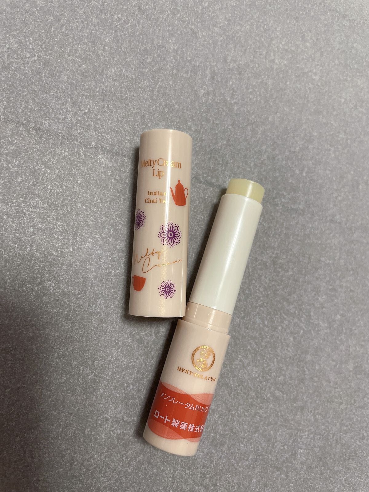 メルティクリームリップ インディアンチャイティーの香り/メンソレータム/リップクリームを使ったクチコミ（3枚目）