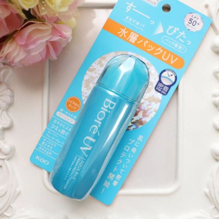 ビオレUV アクアリッチ アクアプロテクトローション(水層パック)/ビオレ/日焼け止めローションを使ったクチコミ(1枚目)