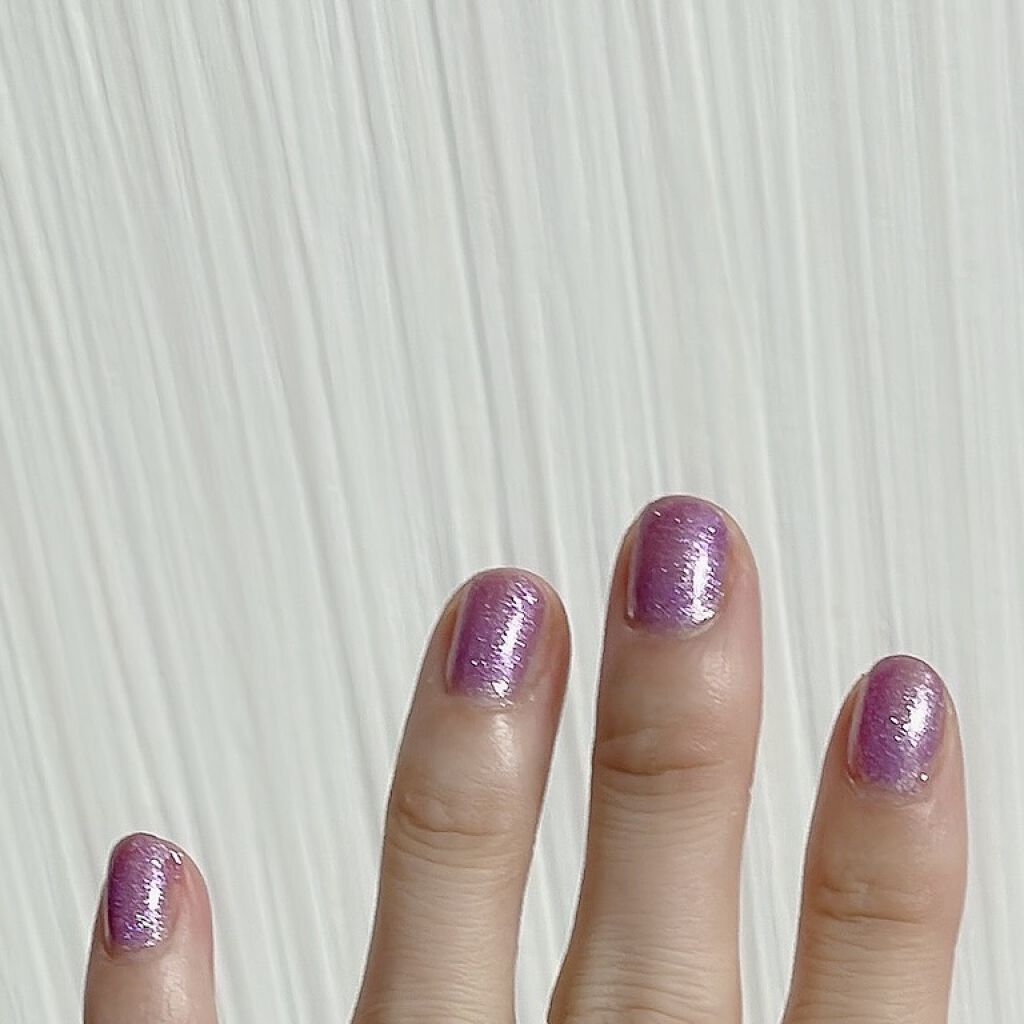 ネイル エナメル 348 パープル系ラメ/ちふれ/マニキュアを使ったクチコミ（2枚目）