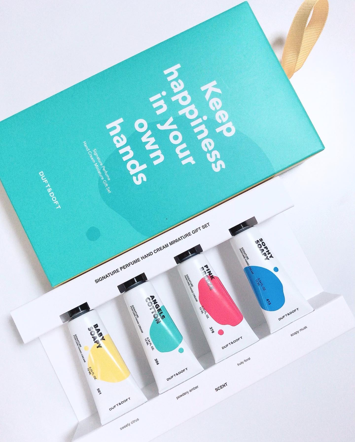 シグネチャーパフュームハンドクリームミニチュアギフトセット/DUFT&DOFT/ハンドクリームを使ったクチコミ（2枚目）