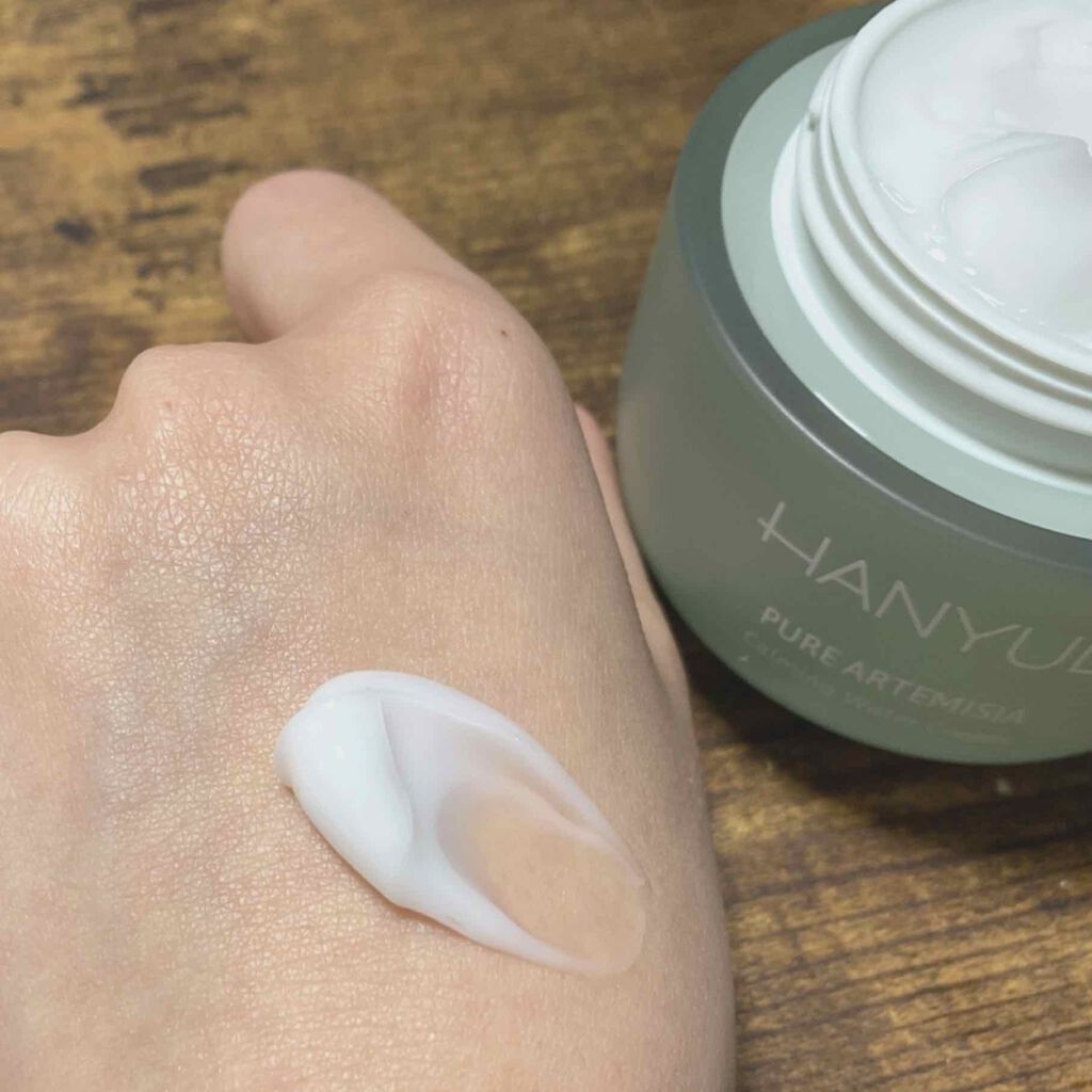 ピュアアルテミシア カーミングウォータークリーム/HANYUL(ハンユル)/フェイスクリームを使ったクチコミ（3枚目）