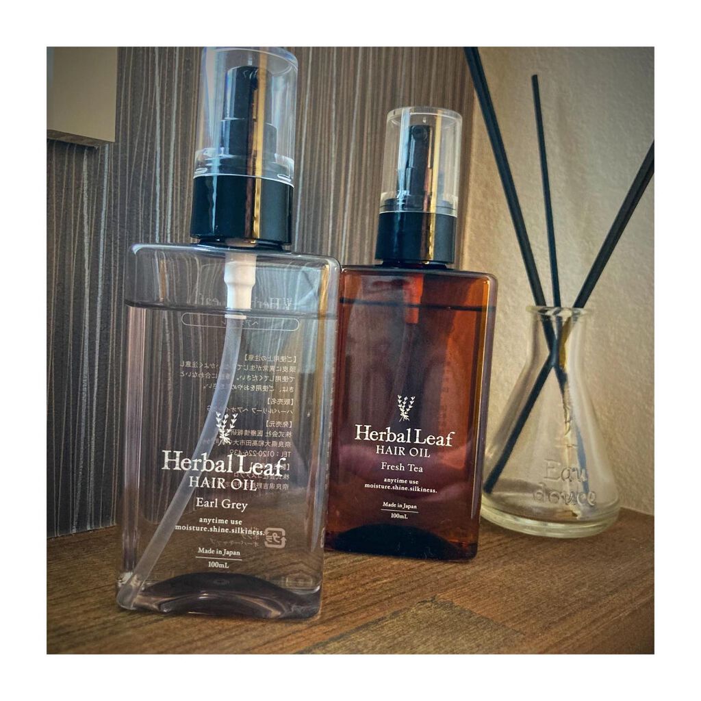 オーガニックヘアオイル フレッシュティーの香り/ハーバルリーフ/ヘアオイルを使ったクチコミ(7枚目)