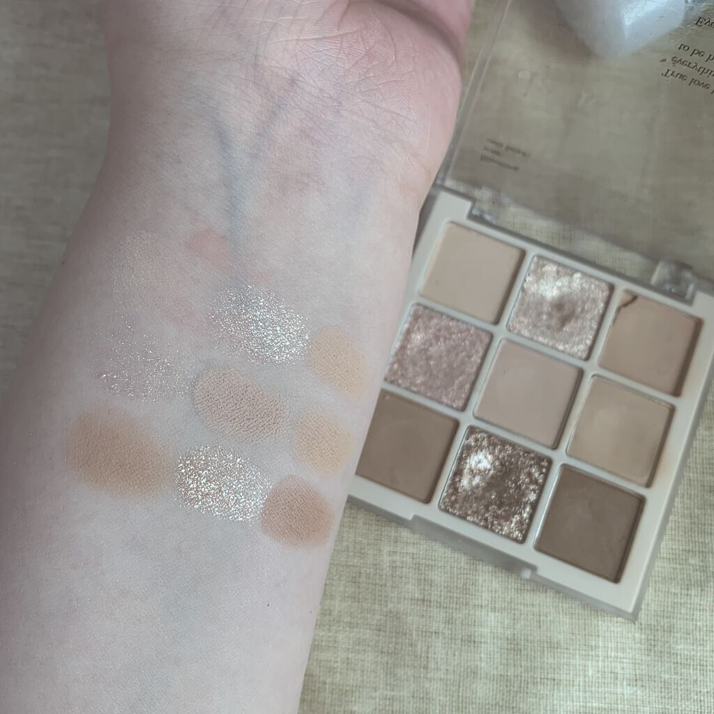 シャドウパレット/dasique/アイシャドウパレットを使ったクチコミ（1枚目）