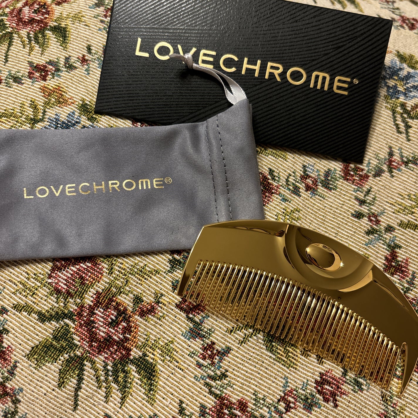 (R)K24GPツキ ゴールド/LOVECHROME/ヘアコームを使ったクチコミ(1枚目)