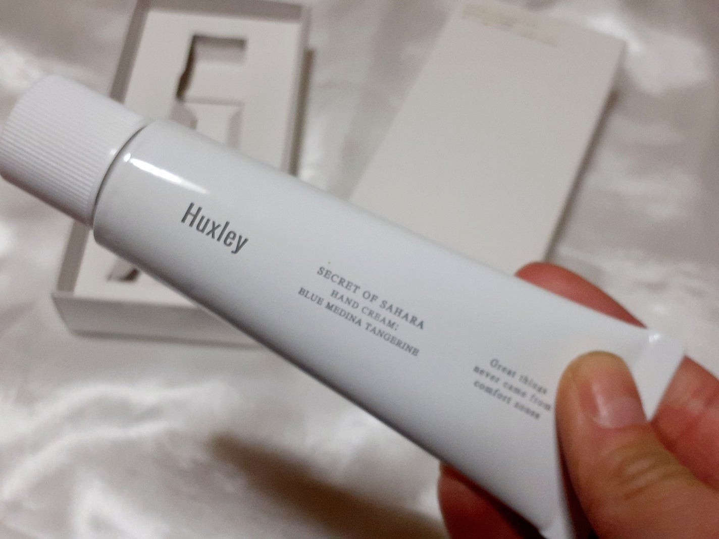 ハンドクリーム;ベルベットタッチ/Huxley/ハンドクリームを使ったクチコミ(2枚目)