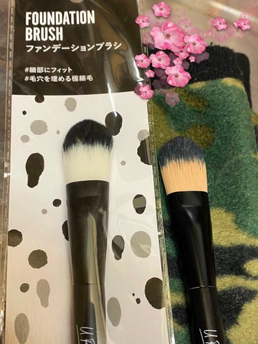 UR GLAM　FOUNDATION BRUSH（ファンデーションブラシ）/U R GLAM/メイクブラシを使ったクチコミ（3枚目）