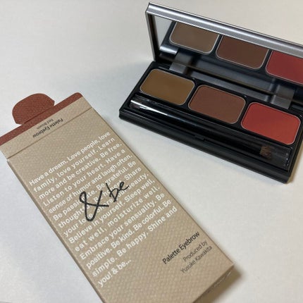 パレットアイブロウ/&be/パウダーアイブロウを使ったクチコミ(2枚目)