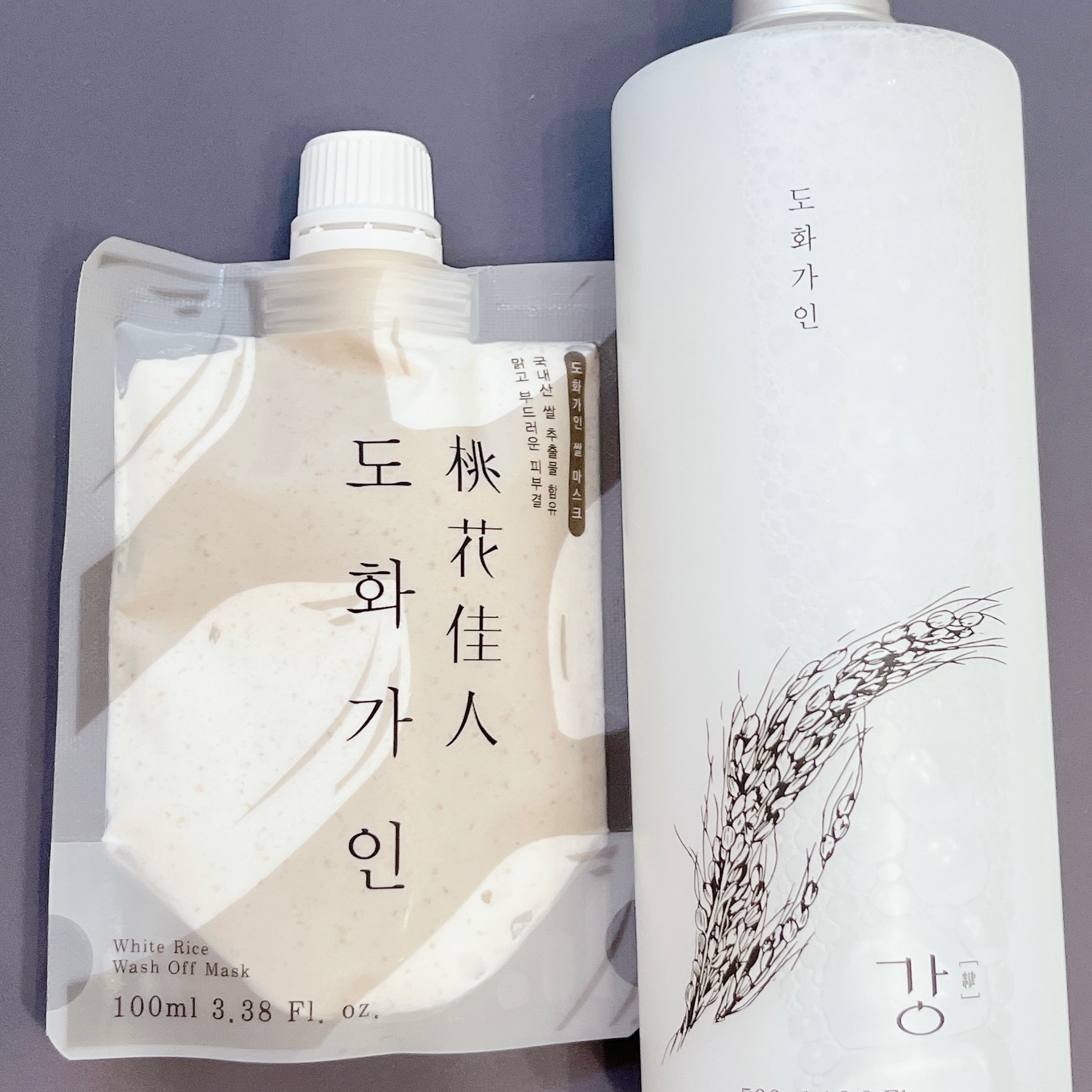 米マスクパック/桃花佳人/スクラブ・ゴマージュを使ったクチコミ（3枚目）