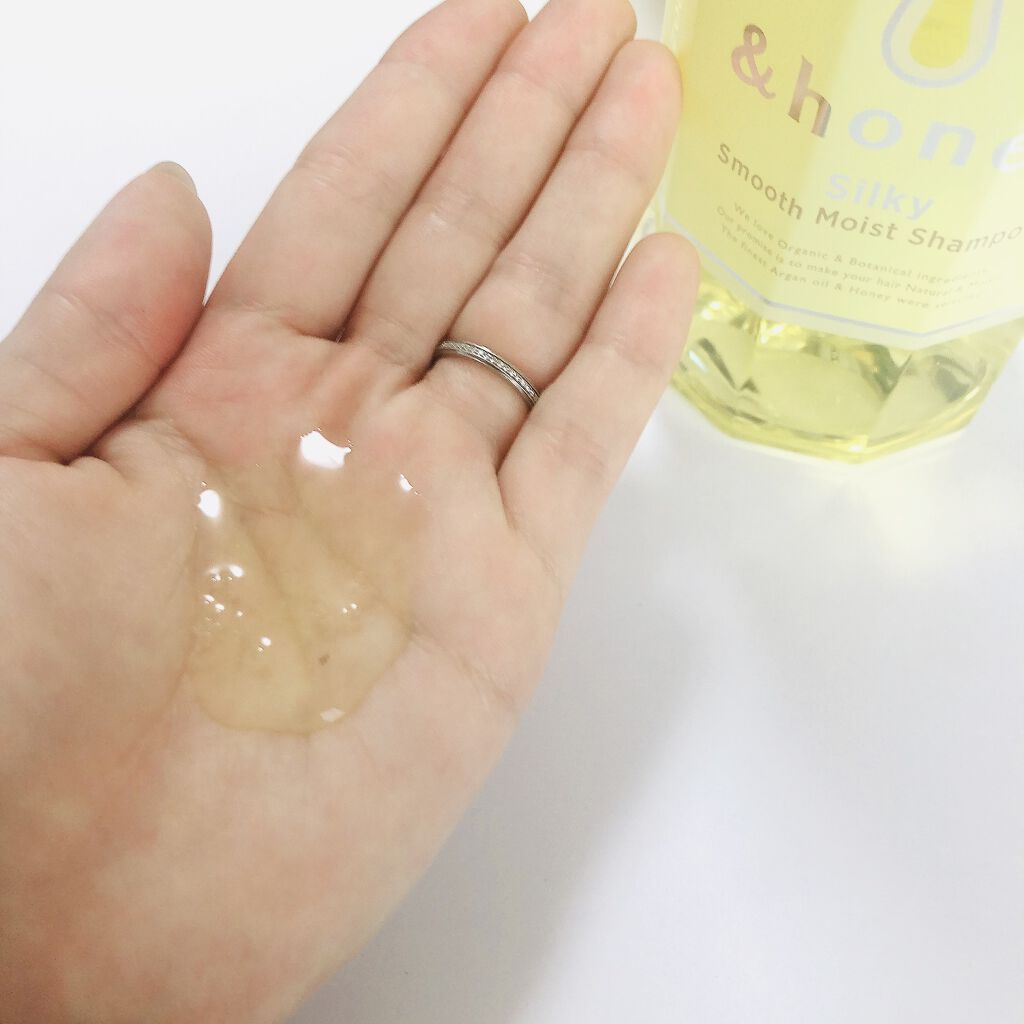 シルキー　スムースモイスチャー　シャンプー　1.0/ヘアトリートメント　2.0/&honey/市販シャンプーを使ったクチコミ（2枚目）