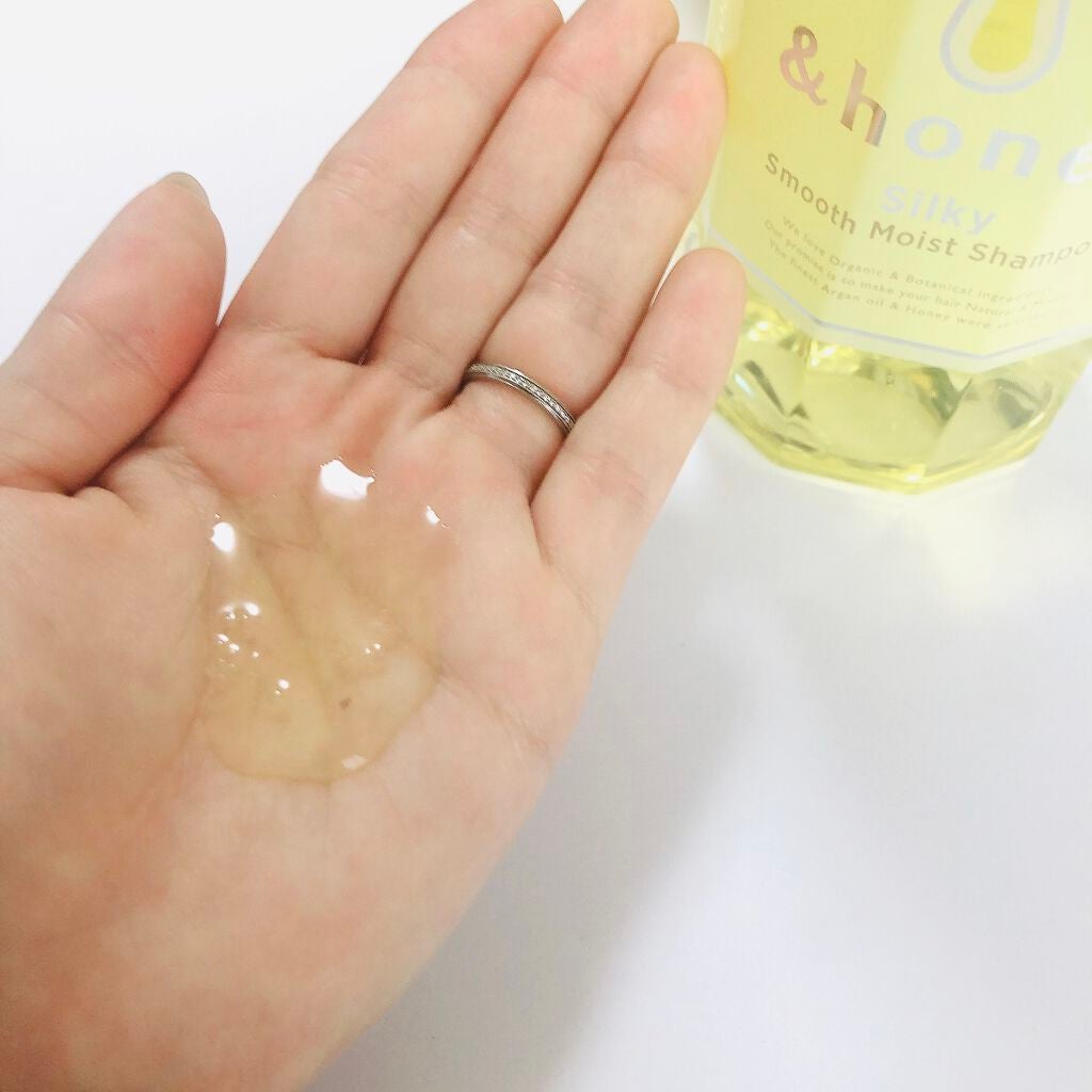シルキー スムースモイスチャー シャンプー 1.0/ヘアトリートメント 2.0/&honey/市販シャンプーを使ったクチコミ(2枚目)