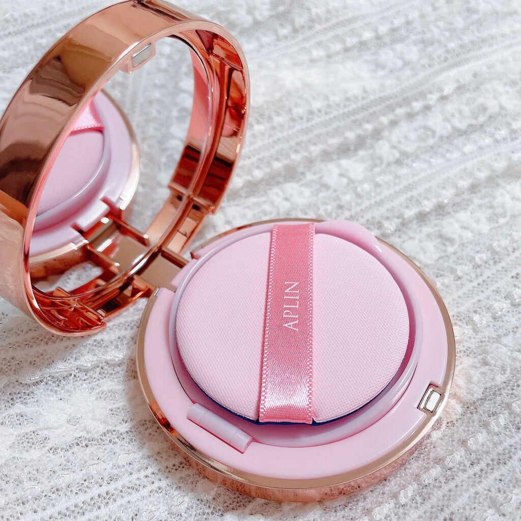 ピンクティーツリーカバークッション/APLIN/クッションファンデーションを使ったクチコミ(7枚目)