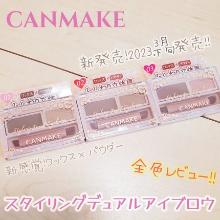 スタイリングデュアルアイブロウ/キャンメイク/アイブロウを使ったクチコミ(1枚目)