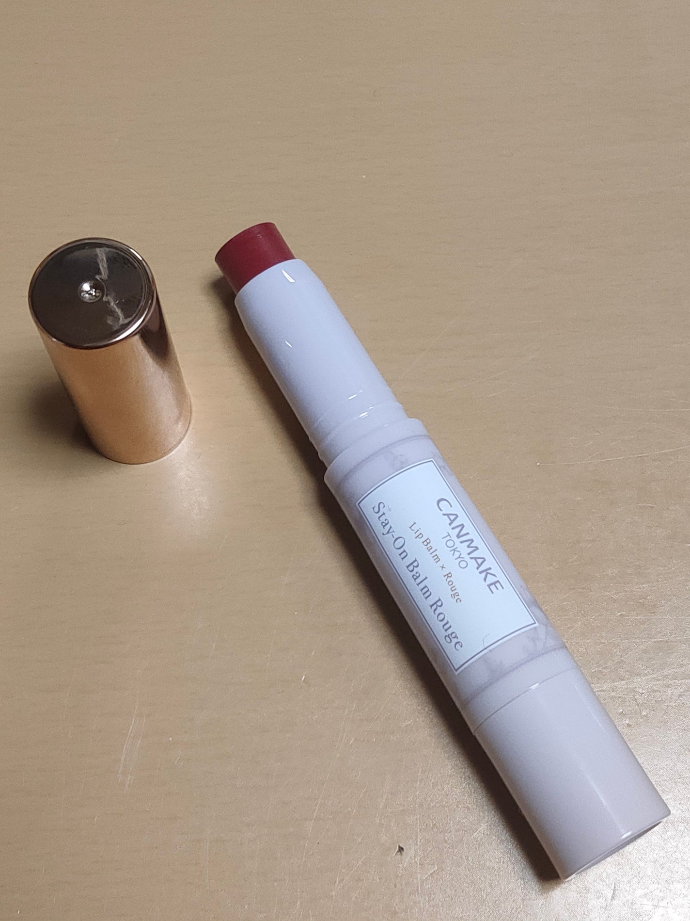 ステイオンバームルージュ/キャンメイク/口紅を使ったクチコミ(2枚目)