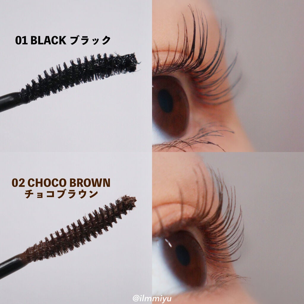 ムードアップマスカラ ロング&カール/dasique/マスカラを使ったクチコミ(3枚目)