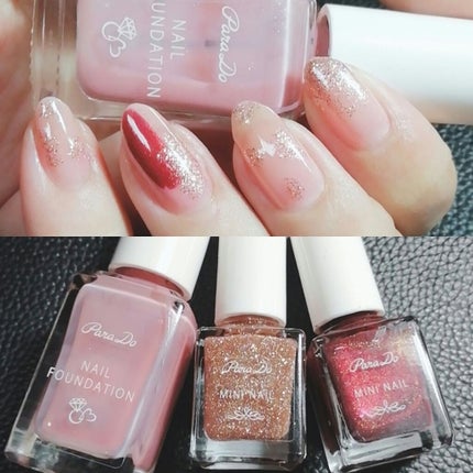 ネイルファンデーション/パラドゥ/マニキュアを使ったクチコミ(1枚目)