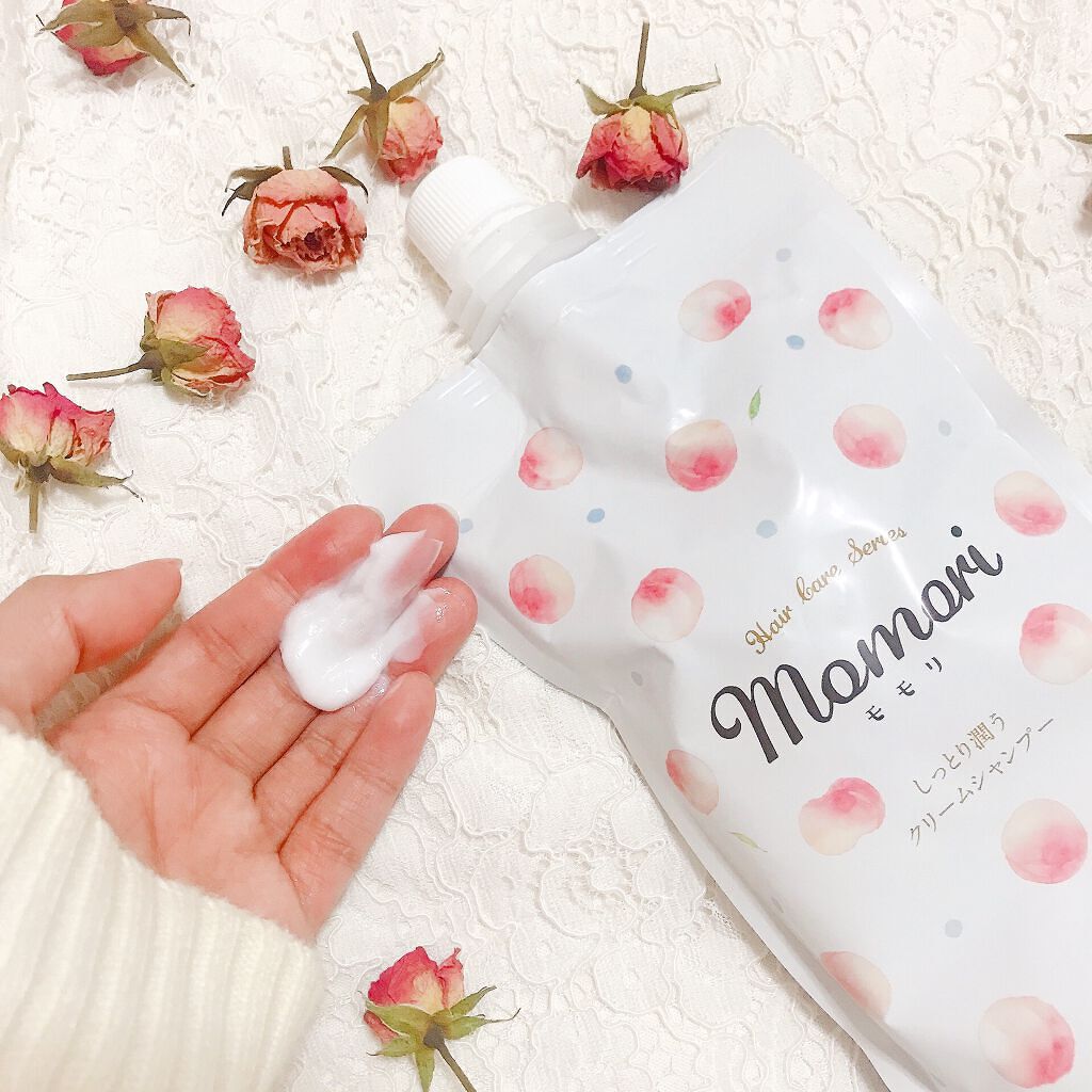 モモリ しっとり潤うクリームシャンプー/ダリヤ/市販シャンプーを使ったクチコミ（1枚目）