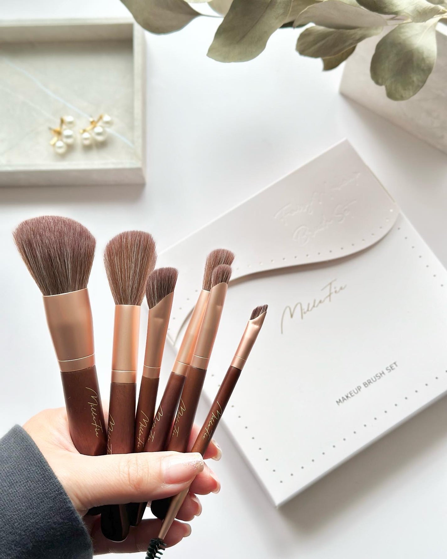 フェアリーメイクアップブラシセット/MilleFée/メイクブラシを使ったクチコミ(3枚目)