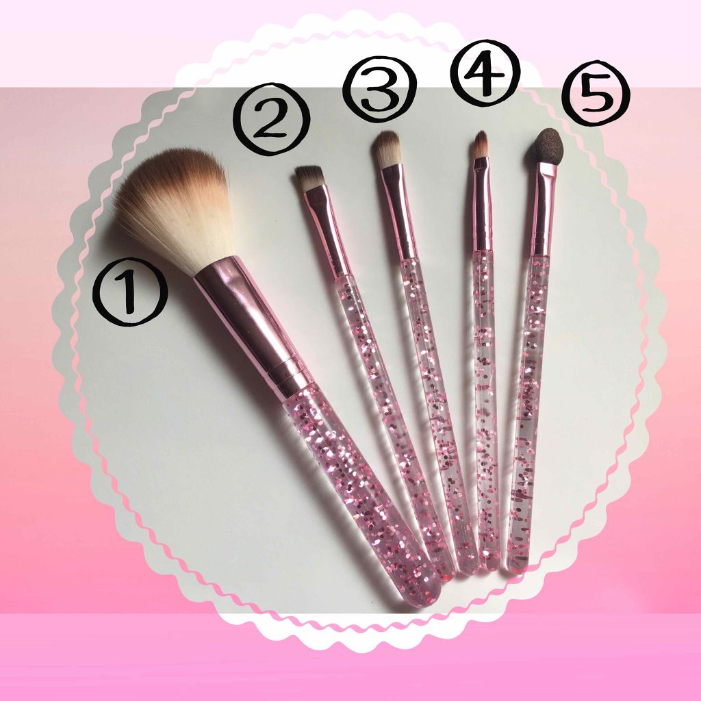 メイクブラシセット/3COINS/メイクブラシを使ったクチコミ(2枚目)