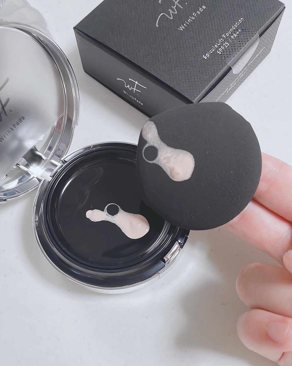 スピキュールリフト ファンデーション ナチュラルオークル /WrinkFade/その他ファンデーションを使ったクチコミ（3枚目）