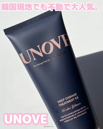 ディープダメージトリートメントEX/UNOVE/洗い流すヘアトリートメントを使ったクチコミ(1枚目)