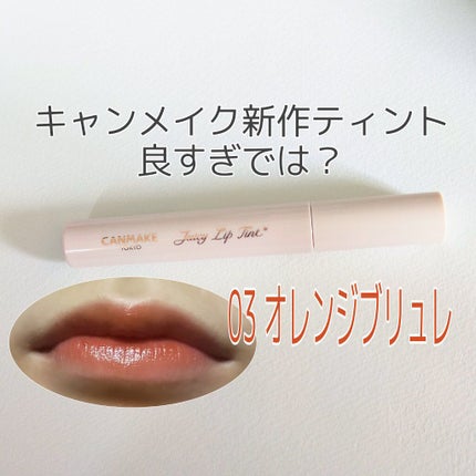 ジューシーリップティント/キャンメイク/口紅を使ったクチコミ(1枚目)