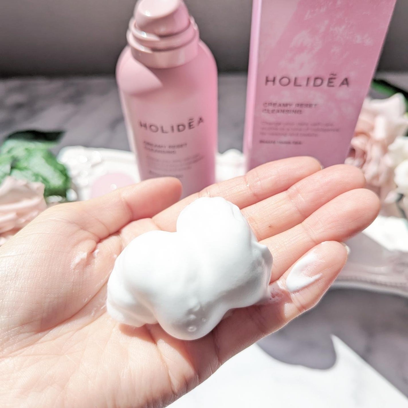 ホリーディア クリーミーリセットクレンジング/HOLIDEA/泡洗顔を使ったクチコミ(3枚目)