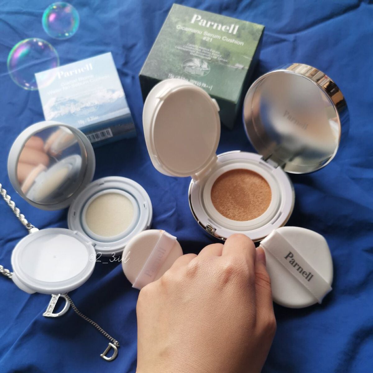 シカマヌ セラム クッションファンデ/parnell/クッションファンデーションを使ったクチコミ(5枚目)