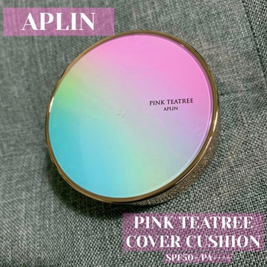 ピンクティーツリーカバークッション/APLIN/クッションファンデーションを使ったクチコミ（1枚目）