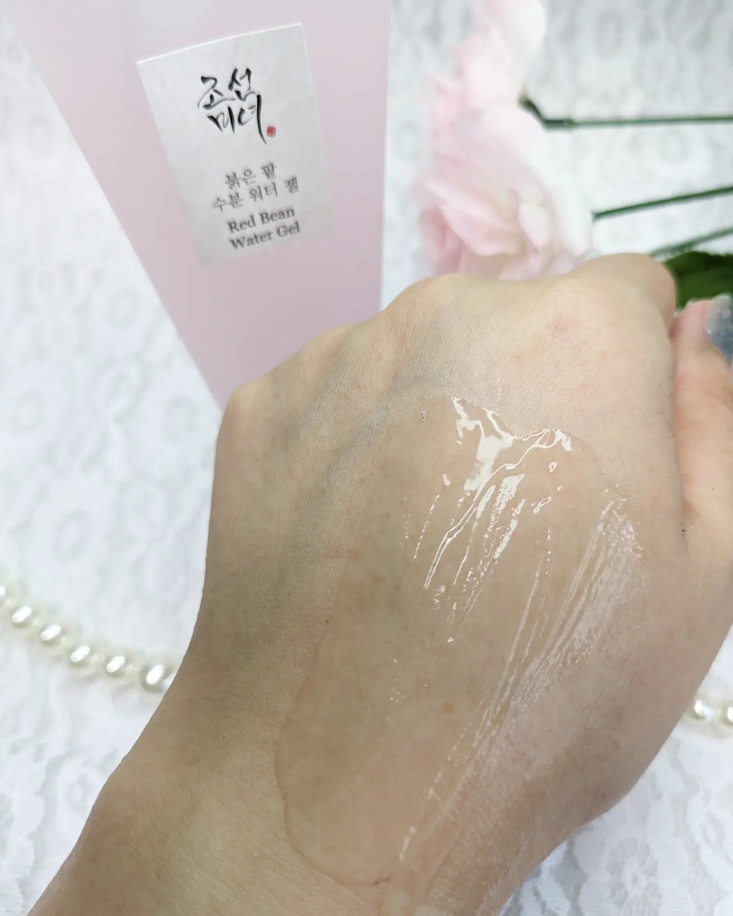 赤小豆水分ウォータージェルクリーム/Beauty of Joseon/フェイスクリームを使ったクチコミ（2枚目）