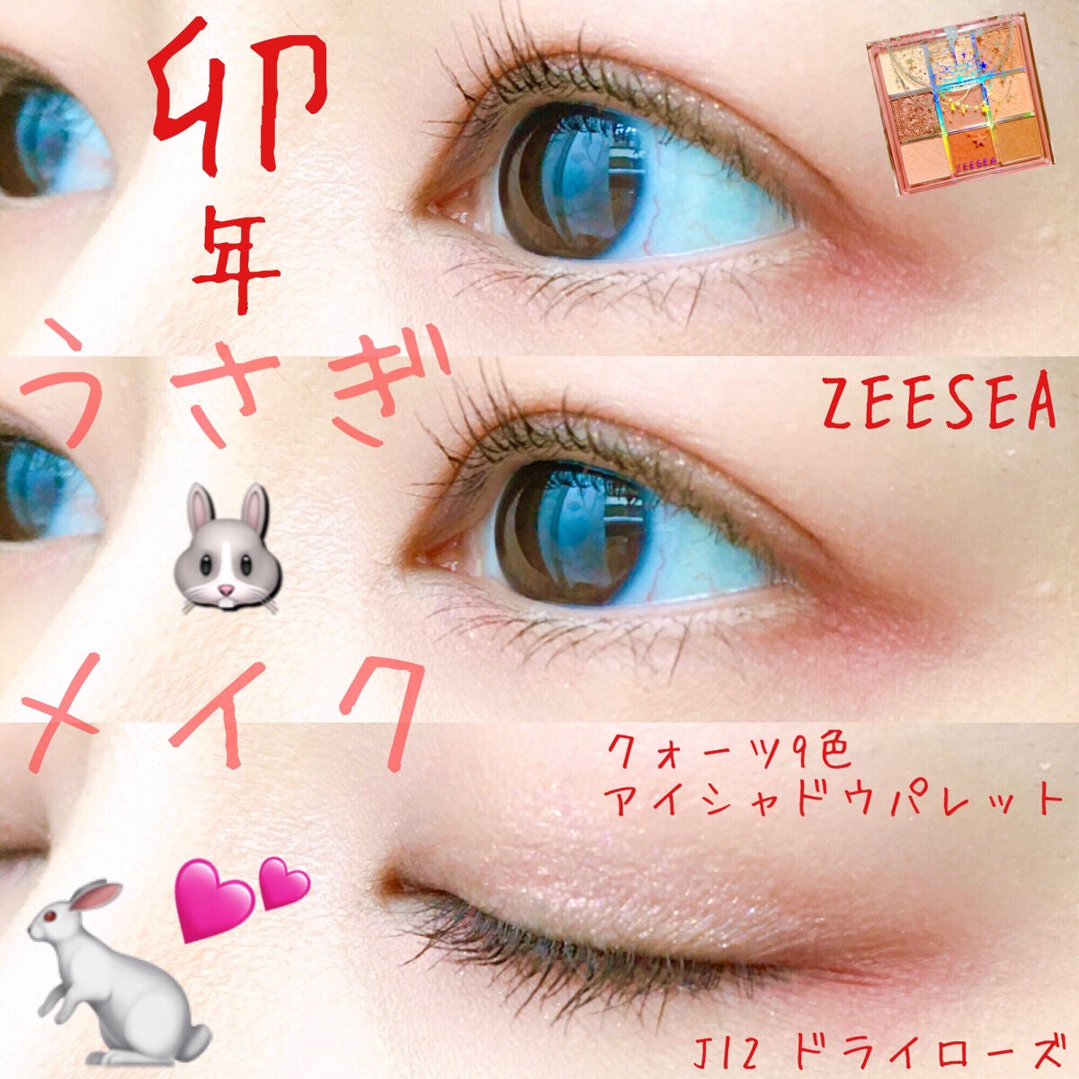 クォーツ 9色アイシャドウパレット(ドリームランドアイシャドウ)/ZEESEA/アイシャドウパレットを使ったクチコミ(1枚目)