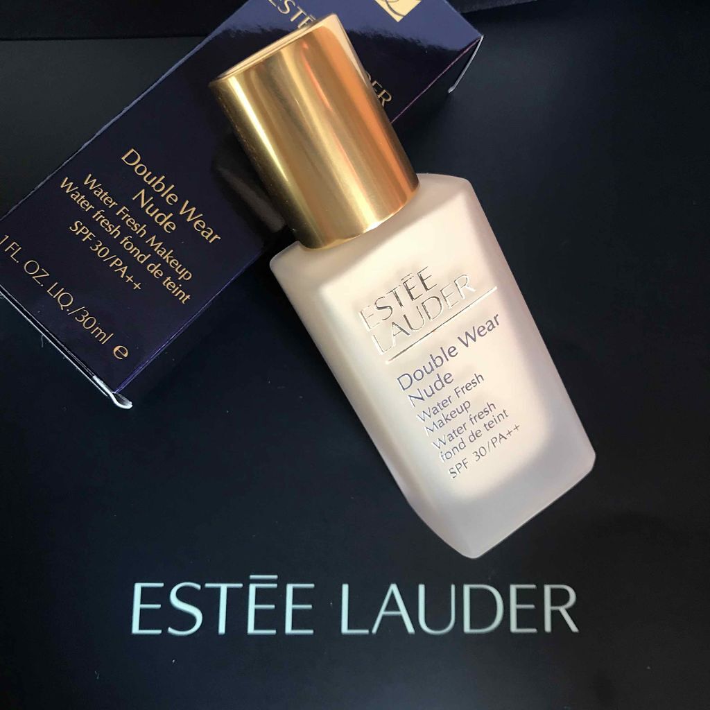 ダブル ウェア ヌード ウォーター フレッシュ メークアップ 17 ボーン/ESTEE LAUDER/リキッドファンデーションを使ったクチコミ（1枚目）