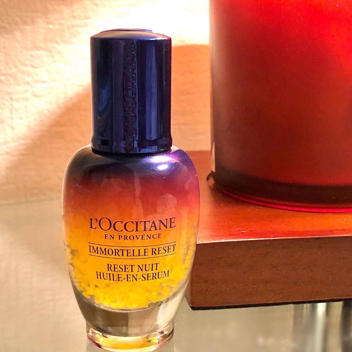 イモーテル オーバーナイトリセットセラム/L'OCCITANE/美容液を使ったクチコミ（2枚目）