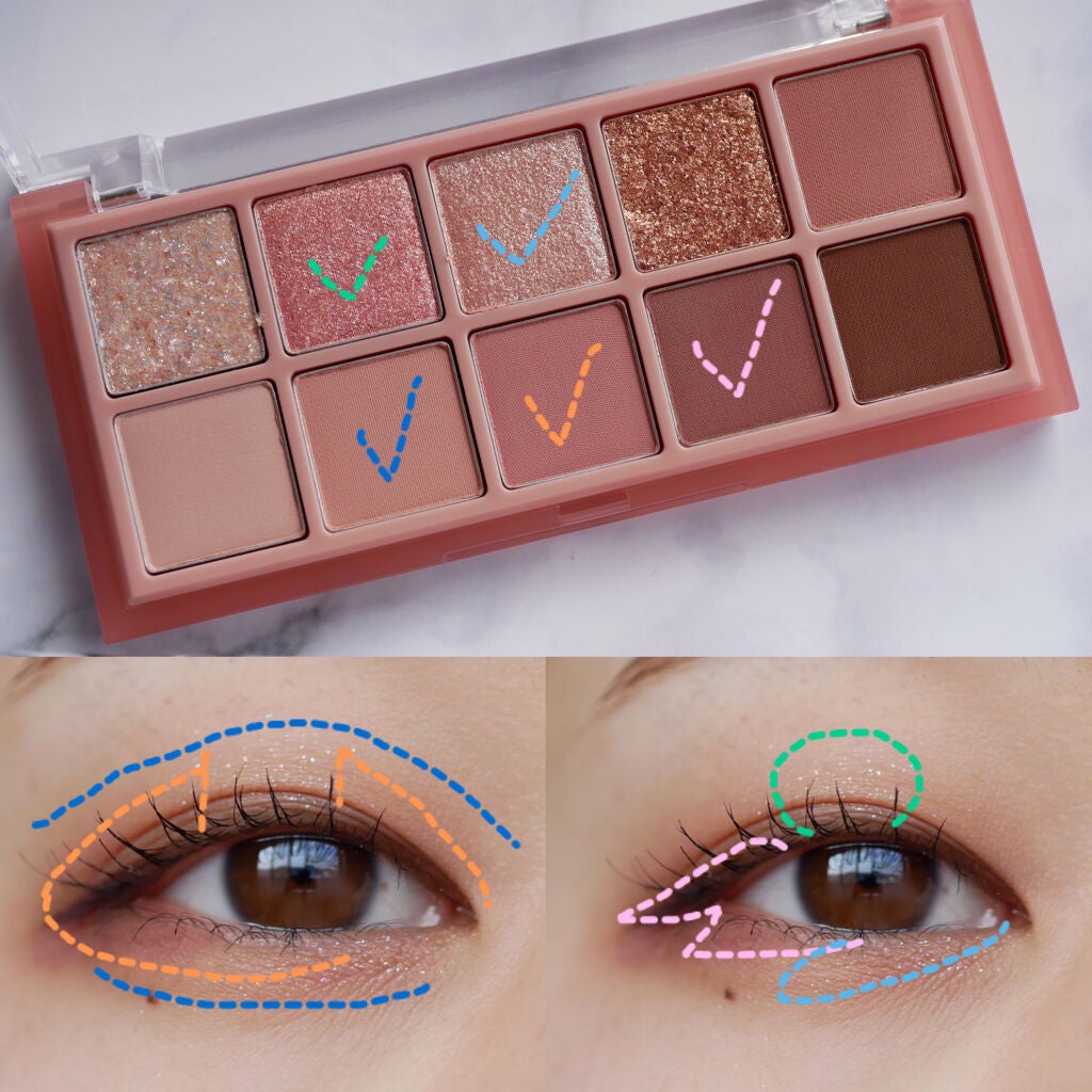 ベターザンパレット/rom&nd/アイシャドウパレットを使ったクチコミ(2枚目)